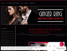 Tablet Screenshot of gingerring.com